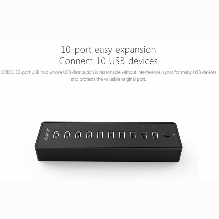 HUB ORICO P10-U2-V1 10 porte USB 2.0, USB 2.0
