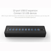 HUB ORICO P10-U3-V1 10 porte USB 3.0, USB 3.0