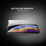 Pellicola vetro temperato per iPhone XS e X 0,33 mm