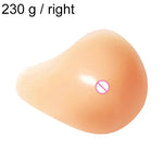 AS2 Forma a spirale Riabilitazione postoperatoria Seni finti Cuscinetto per seno in silicone Copricapezzoli 230 g/Destra, 230g/Right