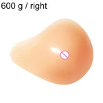 AS9 Forma a spirale Riabilitazione postoperatoria Seni finti Cuscinetto per seno in silicone Copricapezzoli 600 g/Destra, 600g/Right