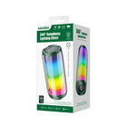 Altoparlante Bluetooth portatile verde scuro con luci LED RGB e audio surround KSC-611 6921042121659 F4700