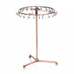 Retro scaffale girevole per esposizione di gioielli, collana, braccialetto, sciarpa, pendente