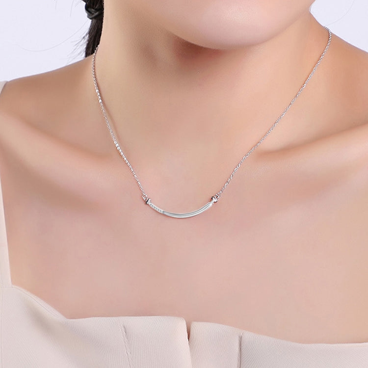 Collana a catena clavicolare con ciondolo a vita piccola in argento sterling S925 moda donna