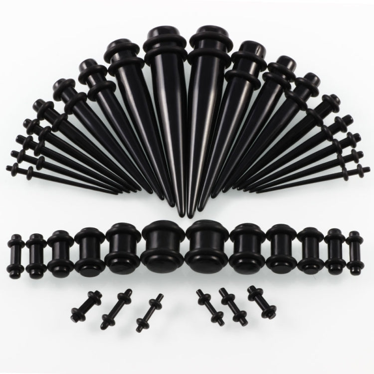 Set di accessori 14G-00G per espansione auricolare unisex in acrilico da 36 pezzi