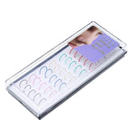 40 anelli per cerchi da naso alla moda in acciaio al titanio con colori misti, misura 0,35 USA, diametro interno: 9 mm, perimetro: 28 mm (colore)