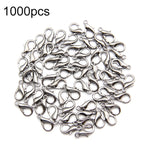 1000 accessori per gioielli fai da te da 12 mm, artigli di aragosta in lega di alta qualità, 1000 PCS