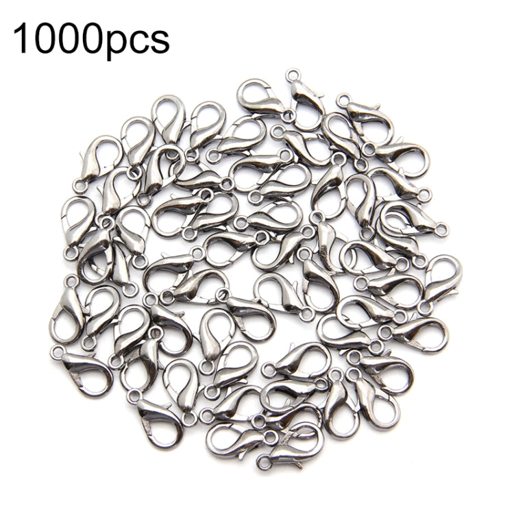 1000 accessori per gioielli fai da te da 12 mm, artigli di aragosta in lega di alta qualità, 1000 PCS