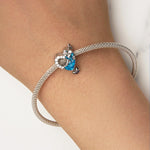 SCC2533 Collana in argento sterling S925 Accessori ciondolo Prom Girl a forma di cuore Perline fai da te, SCC2533