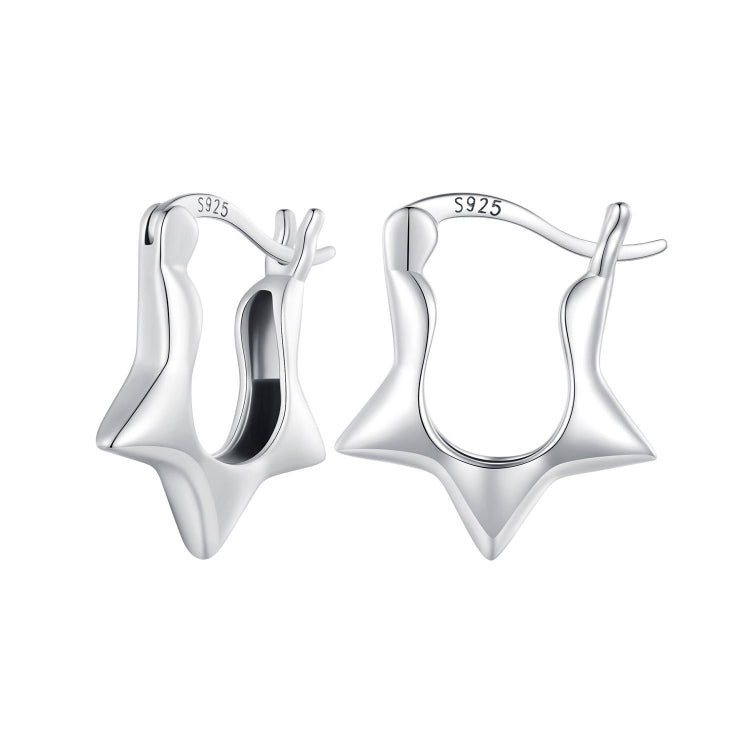 SCE1615 Orecchini a stella semplici versatili in argento sterling S925, SCE1615
