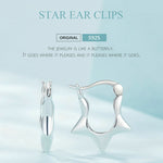 SCE1615 Orecchini a stella semplici versatili in argento sterling S925, SCE1615