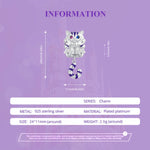 SCC2529 Sterling Silver S925 Fantasy Magic Cat Ciondolo Accessori Bracciale fai da te Perline, SCC2529