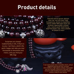 Bracciale con perline di granato accessorio per gioielli di moda, Garnet, Blue Sandstone & Calabash, Red Agate & Buddha Head, Aquamarine & Longevity Lock, White Jade, Pink Crystal & Cat, Pink Crystal & Elephant & Fish, Red Agate & Elephant             ...