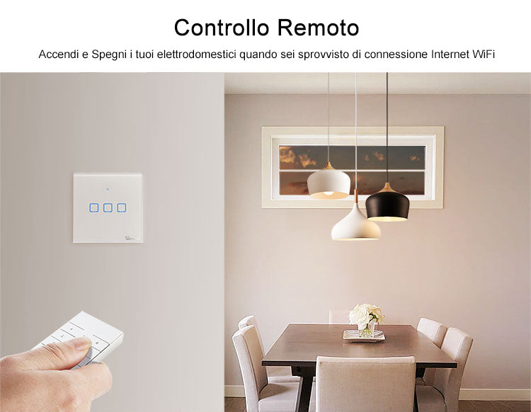 Telecomando smart wireless Sonoff RM433 con base inclusa 6920075727630 IM190328001 6920075727623 IM190314042 K072