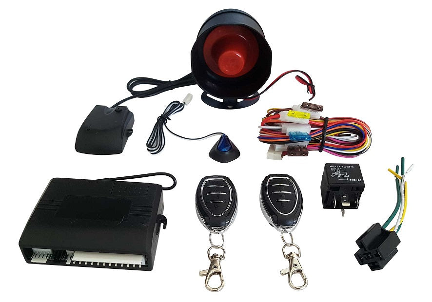 Sistema allarme per auto 1 via con 2 telecomandi
