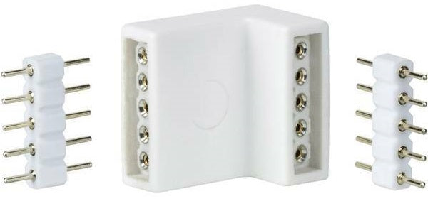 Connettore angolare per strisce LED 5 pin Paulmann - confezione da 4 4000870706152 15S08 K492
