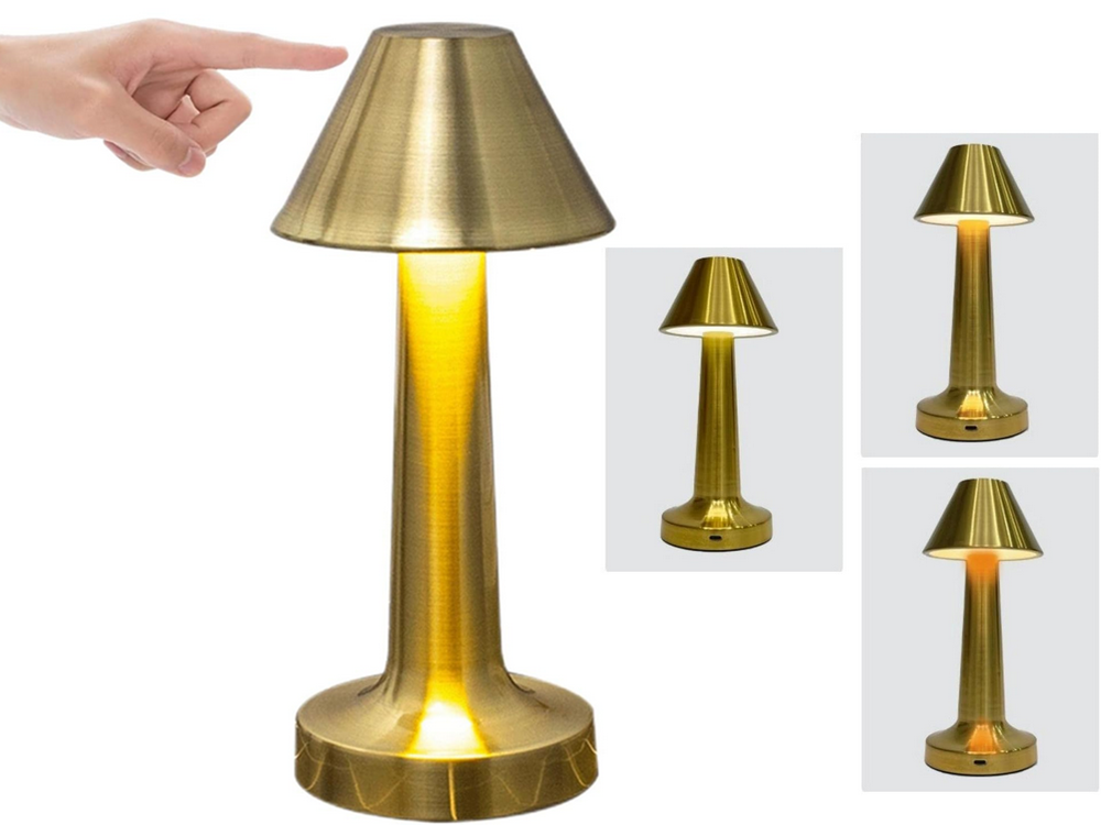​Lampada da tavolo dimmerabile color oro 1208_Z 5907451356883 K496