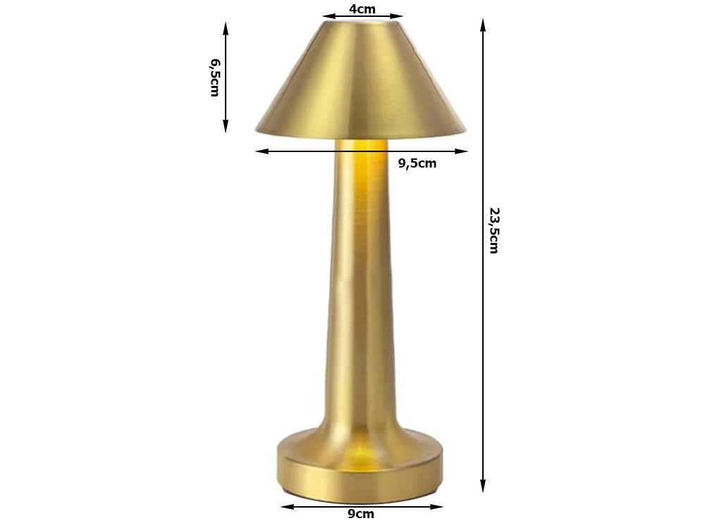 ​Lampada da tavolo dimmerabile color oro 1208_Z 5907451356883 K496