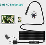 Telecamera endoscopica USB e micro-USB con luce LED 5 metri 6917549464153 K555