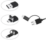 Telecamera endoscopica USB e micro-USB con luce LED 5 metri 6917549464153 K555