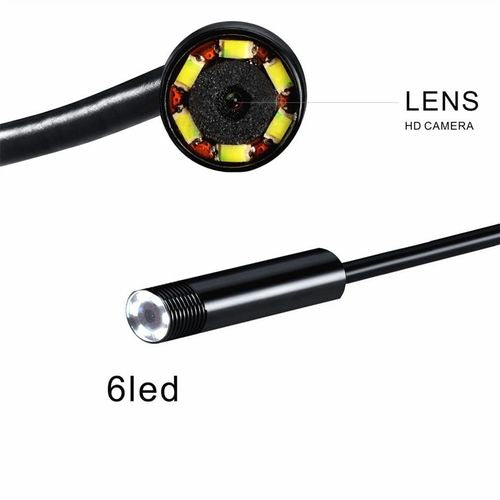 Telecamera endoscopica USB e micro-USB con luce LED 5 metri 6917549464153 K555