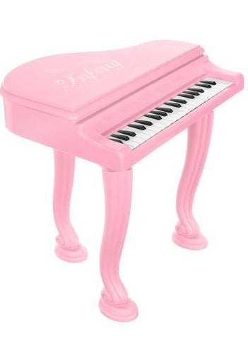 Tastiera elettronica rosa per bambini con microfono e ingresso AUX 3.5mm per telefono 5902802917935 00011405 Iso Trade K712