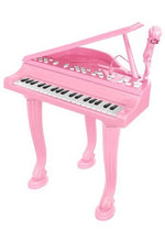 Tastiera elettronica rosa per bambini con microfono e ingresso AUX 3.5mm per telefono 5902802917935 00011405 Iso Trade K712