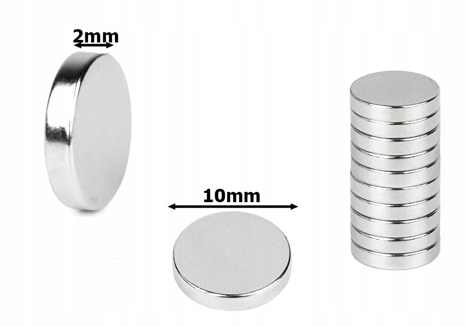 Magneti al neodimio ad alta resistenza set da 10 pezzi 01961 5907451347782 K732