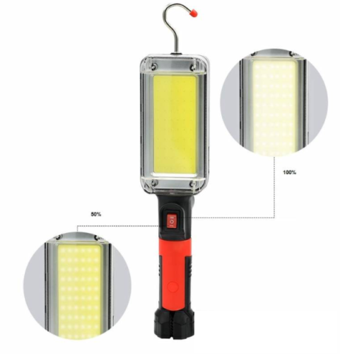 Lampada COB LED da lavoro ricaricabile 700lm 20W 5000K 60LED