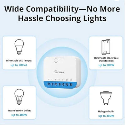 Dimmer smart Sonoff MINI-ZBDIM Zigbee 3.0 da incasso  6979033600010  MINI-ZBDIM K828