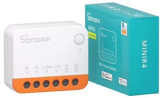 Interruttore smart wireless 2 vie WiFi 2.4G MINIR4
