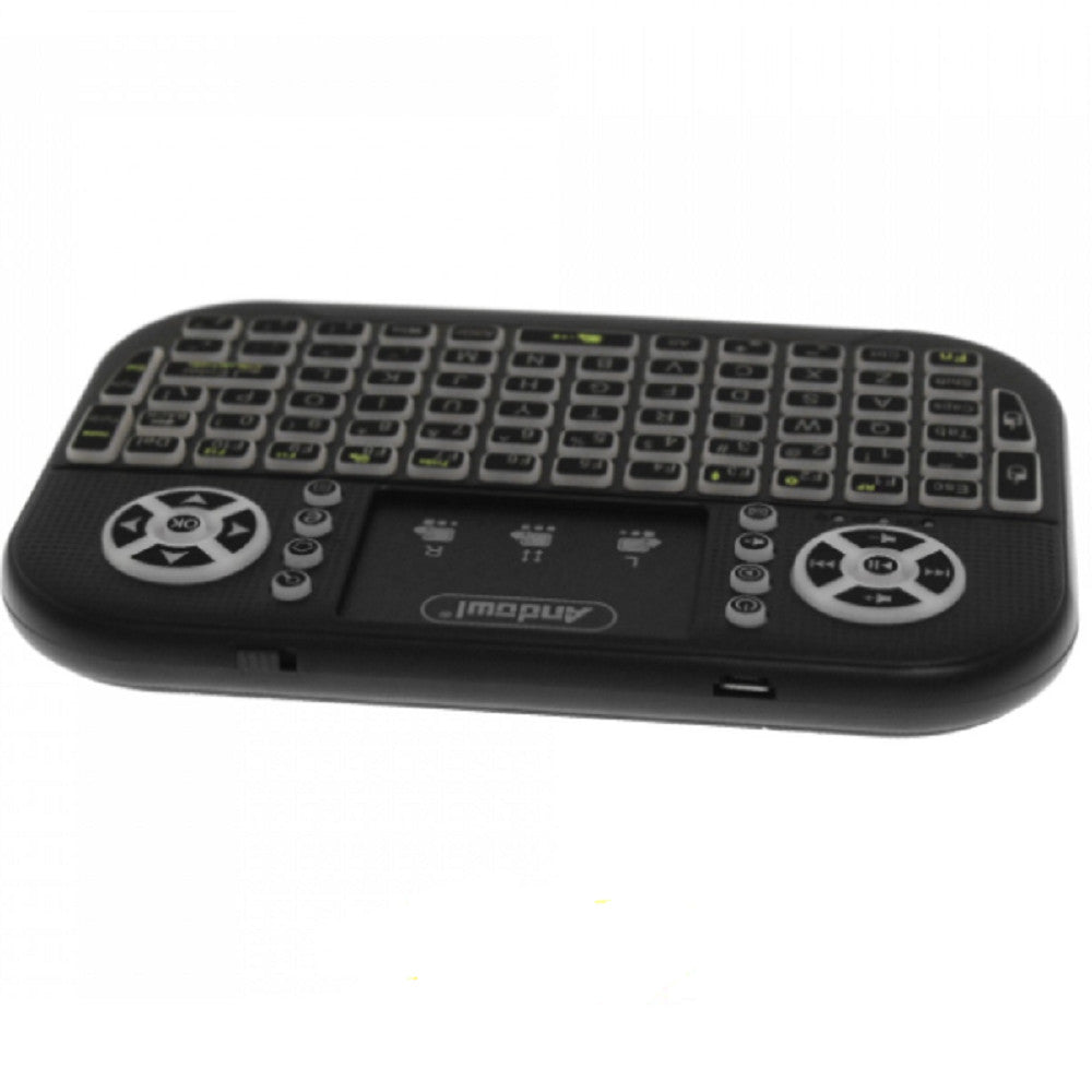 Mini tastiera wireless Andowl Q-K700C con touchpad e retroilluminazione 7890201220044 K836