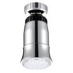 SDF2-B5 1 LED Sensore di temperatura RGB LED Rubinetto Luce Doccia con bagliore d'acqua, Dimensioni: 78 x 30 mm, Interfaccia: 22 mm (Argento), SDF2-B5