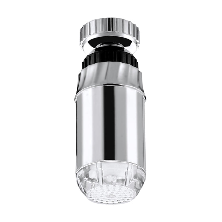 SDF-B2 1 LED Sensore di temperatura ABS RGB LED Rubinetto Luce Doccia con bagliore d'acqua, Dimensioni: 78 x 28 mm, Interfaccia: 22 mm (Argento), SDF-B2
