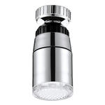 SDF-B9 1 LED Sensore di temperatura ABS Doccia a bagliore d'acqua con luce LED a 3 colori, Dimensioni: 58 x 28 mm, Interfaccia: 22 mm (Argento), SDF-B9 3-color