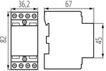Contattore modulare 40A 230V AC 2NO 23253  5905339232533 KA1045