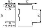 Contattatore modulare 230V 7-20A 3.5-13kW 5905339232410 KMC-20-40 23241  KA1049