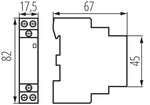Contattatore modulare 230V 8.5-25A 1.4-5kW KMC-25-20 5905339232519 23251 KMC-25-20 KA1047