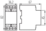 Contattore modulare 230V AC 3NO + 1NC 5905339232472 23247  KA1067