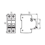 Sezionatore KMI-2 40A 2P 400V Kanlux 5905339272553 27255 KA1162