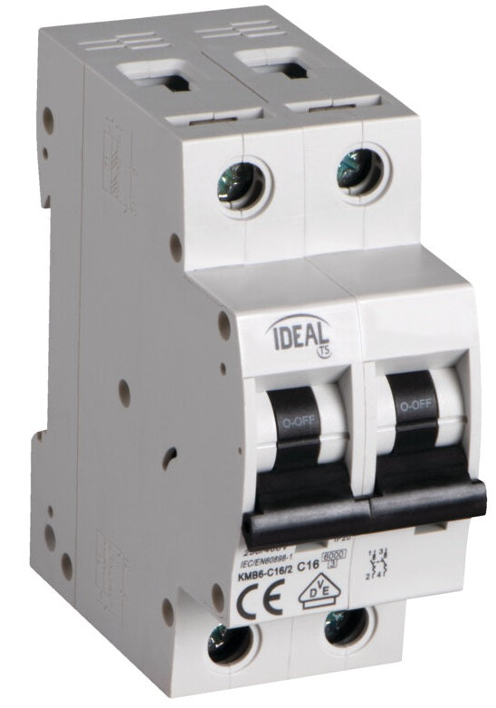 Interruttore magnetotermico 2P 16A Kanlux