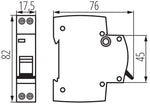 Interruttore magnetotermico 1P+N C32 32A Kanlux 32572 5905339325723 KMBN6-C32/1 KA2084
