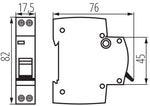 Interruttore magnetotermico 1P+N C20 20A Kanlux 5905339325709 32570 KMBN6-C20/1 KA2118