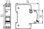 Interruttore magnetotermico 1P+N C10 10A Kanlux 32568 5905339325686 KMBN6-C10/1 KA2144