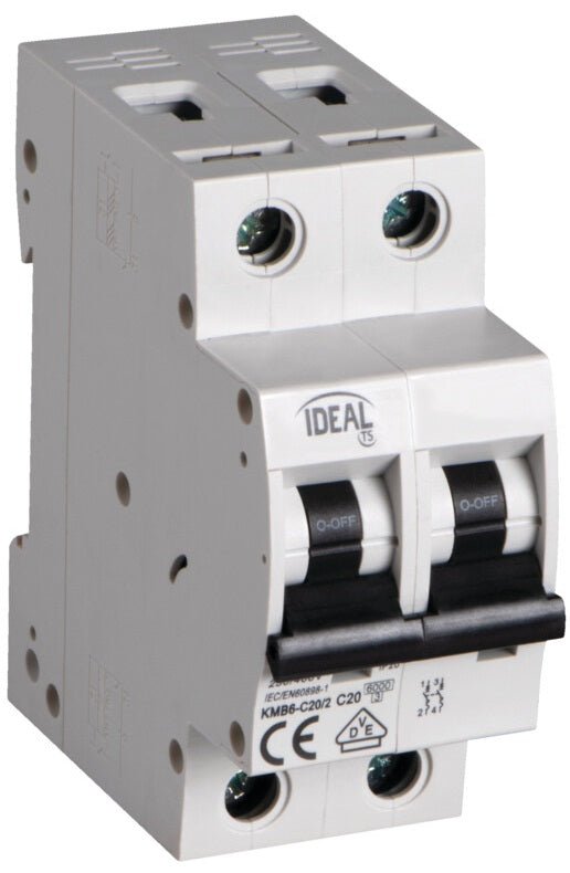 Interruttore magnetotermico 2P 20A Kanlux