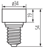 Adattatore per lampadine E14/GU10 Kanlux 5905339088512 8851 KA2190