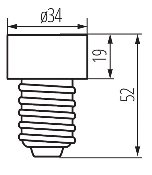Adattatore per lampadine HLDR E27/GU10 Kanlux 5905339088505 8850 KA2282