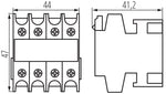 Blocco di contatti ausiliari per contattori di potenza KCP-AX – 2NO + 2NC 5905339241115 24111 KA2305
