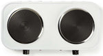 Piastra elettrica 2000W 2 zone di cottura diametro 15cm