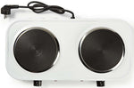 Piastra elettrica 2000W 2 zone di cottura diametro 15cm KAEP200EWT2 5412810293131 ND9523